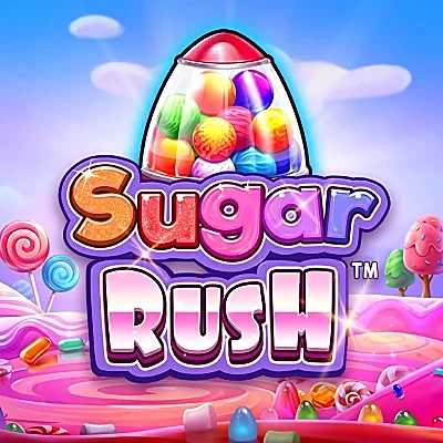 Sugar Rush cluster-pays slot tile in the Kinghills game lobby